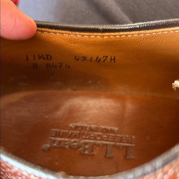 L.L. Bean Brown Leather Derbys main image 7